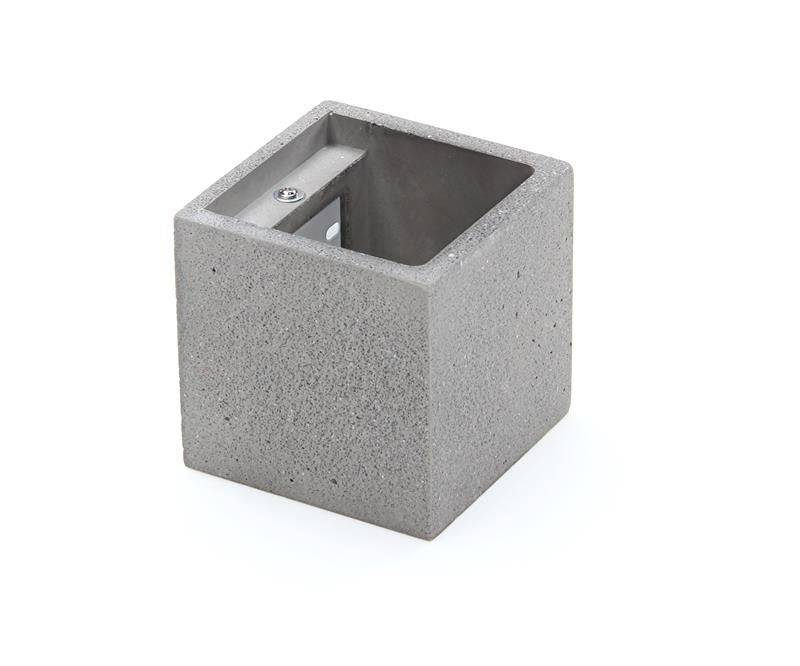 Deko Light Cube Cube Wandaufbauleuchte G9 25W Dunkelgrau