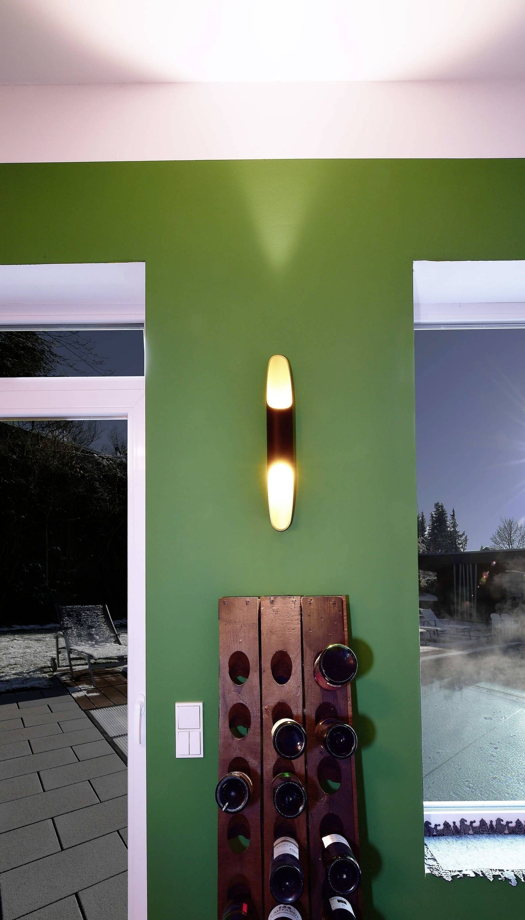 Deko Light Apodis 500 Apodis 500 Wandaufbauleuchte LED fest eingebaut EEK: G (A - G) 10.80W Gold