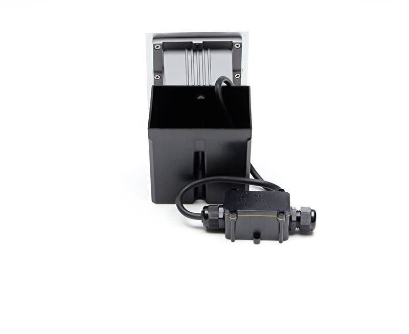 LED Bodeneinbauleuchte Square II in Silber 2,2W 3000K IP67