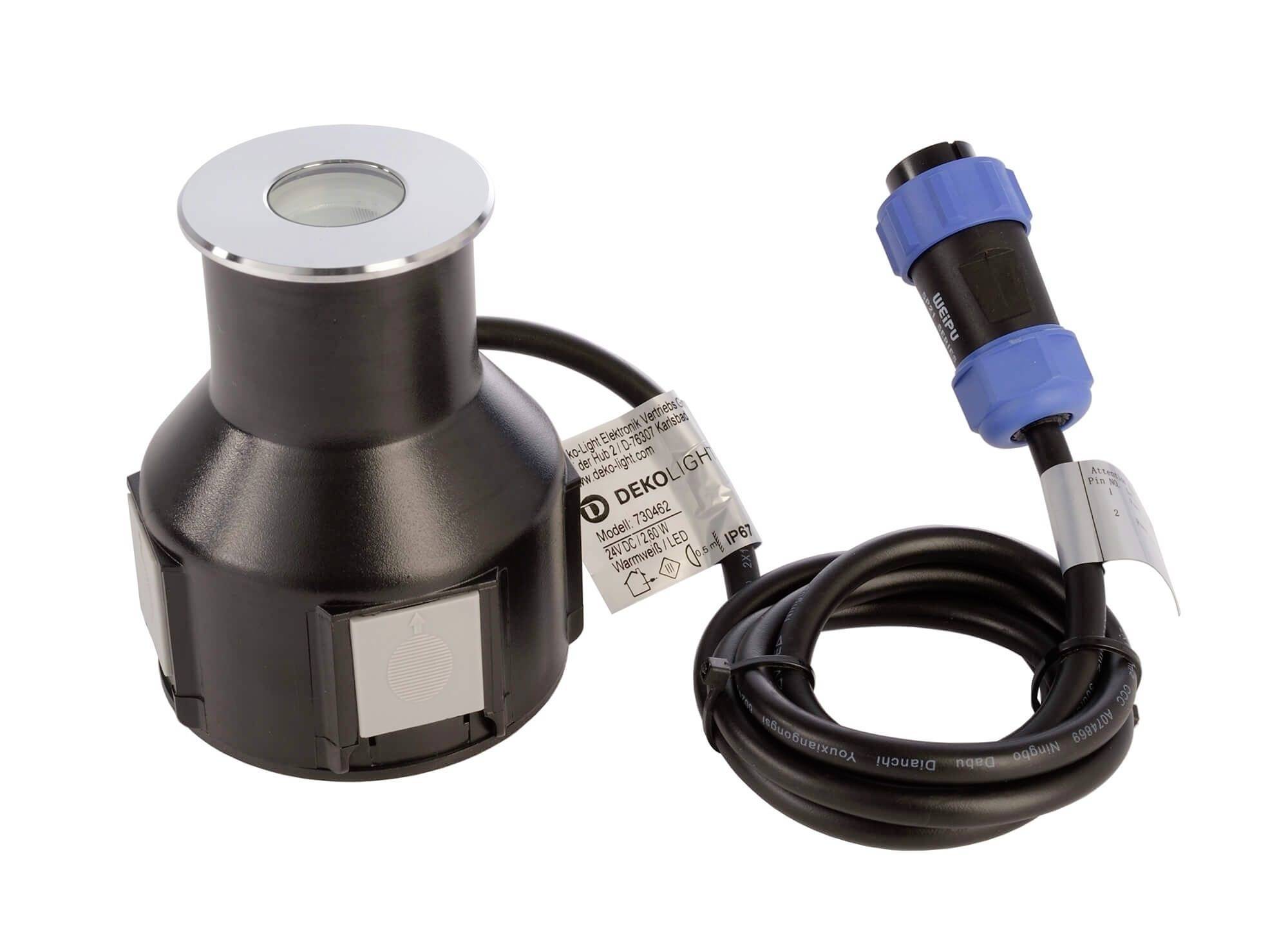 Deko Light Alzirr II 730470 Bodeneinbauleuchte LED fest eingebaut LED G (A - G) 2.40W Silber