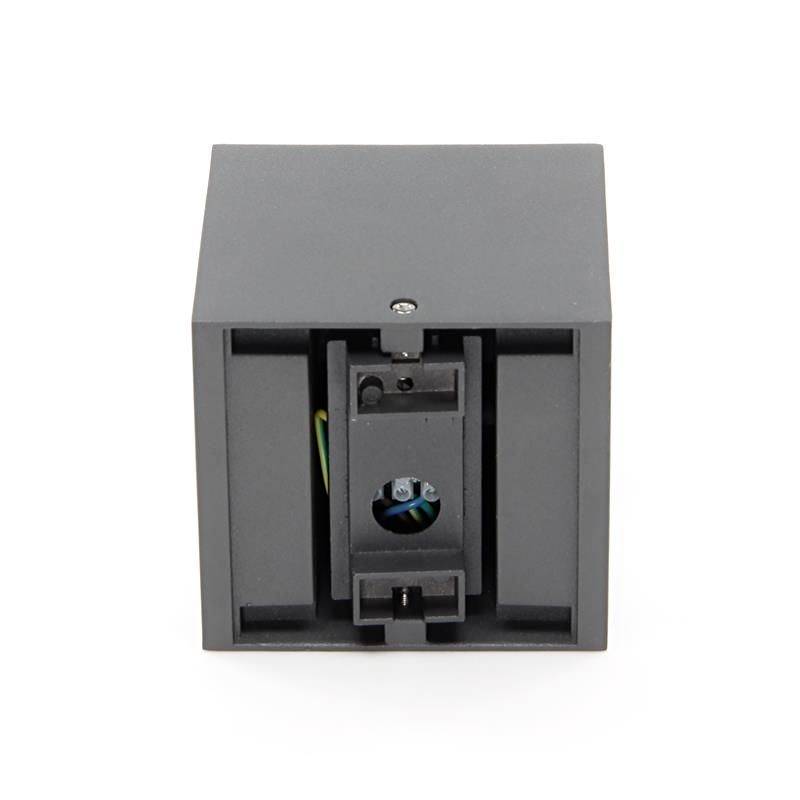 Deko Light Cubodo II Double DG Cubodo II Double Wandaufbauleuchte LED fest eingebaut EEK: G (A - G) 16W LED Dunkelgrau