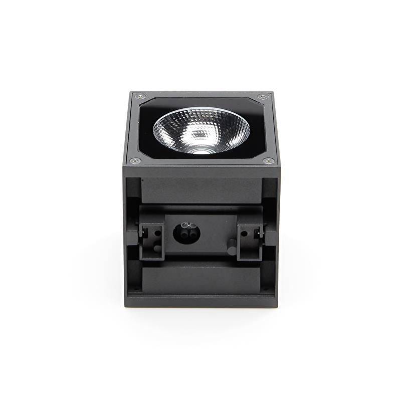 Deko Light Cubodo II Single DG Cubodo II Single Wandaufbauleuchte LED fest eingebaut EEK: G (A - G) 8.50W LED Dunkelgrau