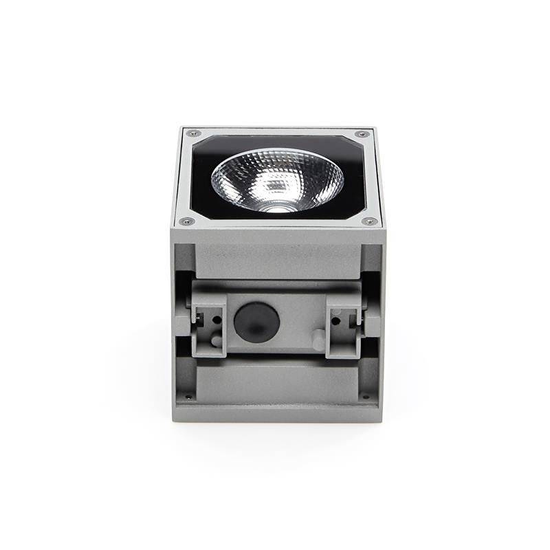 Deko Light Cubodo II Single SG Cubodo II Single Wandaufbauleuchte LED fest eingebaut EEK: G (A - G) 8.50W LED Silber