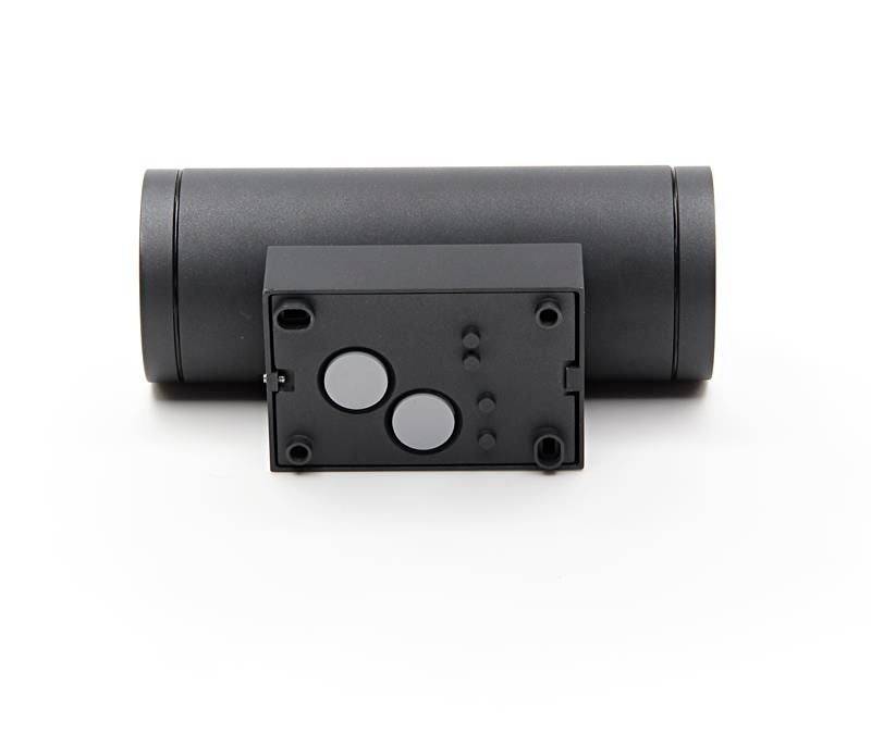 Deko Light Mobby II Double Mobby II Wandaufbauleuchte LED fest eingebaut EEK: G (A - G) 19.90W LED Schwarz-Grau