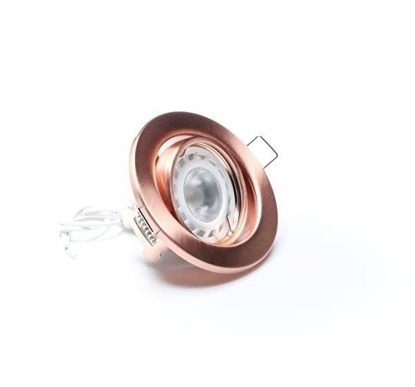 Deko Light Einbauring 89 GU5.3 686867 Deckeneinbauring LED, Halogen GU5.3, MR 16 35W Kupfer
