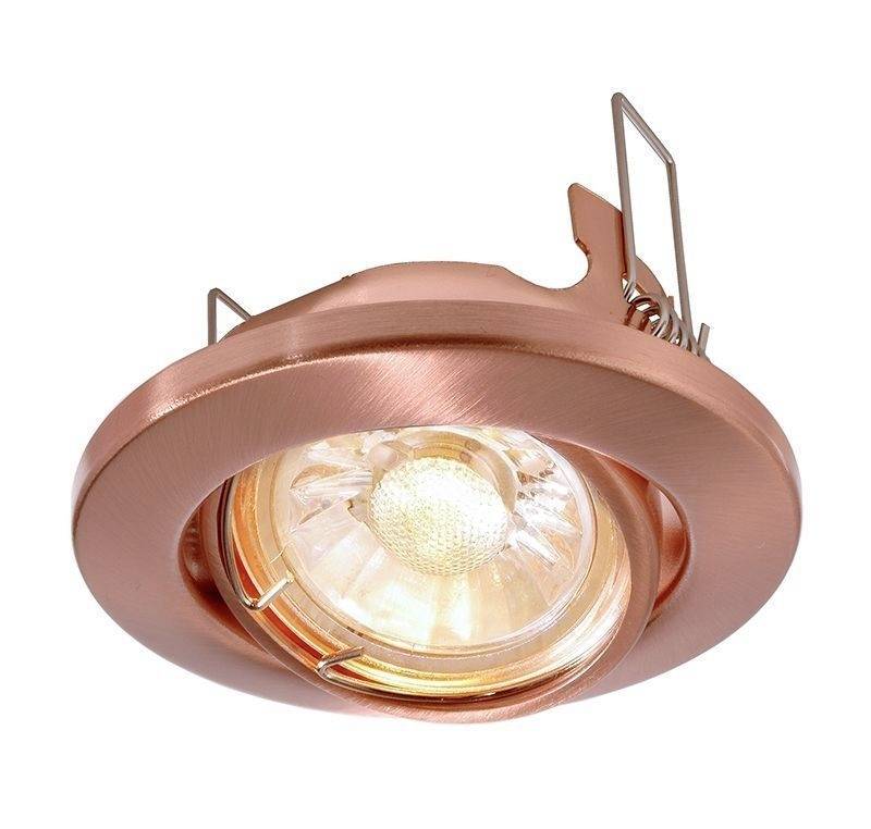 Deko Light Einbauring 89 GU5.3 686867 Deckeneinbauring LED, Halogen GU5.3, MR 16 35W Kupfer