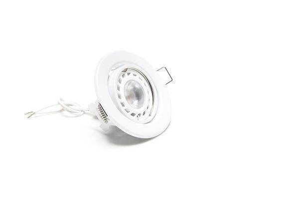 Deko Light Einbauring 89 GU5.3 686868 Deckeneinbauring LED, Halogen GU5.3, MR 16 50W Verkehrsweiß (RAL 9016)