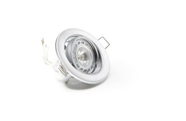 Deko Light Einbauring 89 GU5.3 686880 Deckeneinbauring LED, Halogen GU5.3, MR 16 50W Weiß