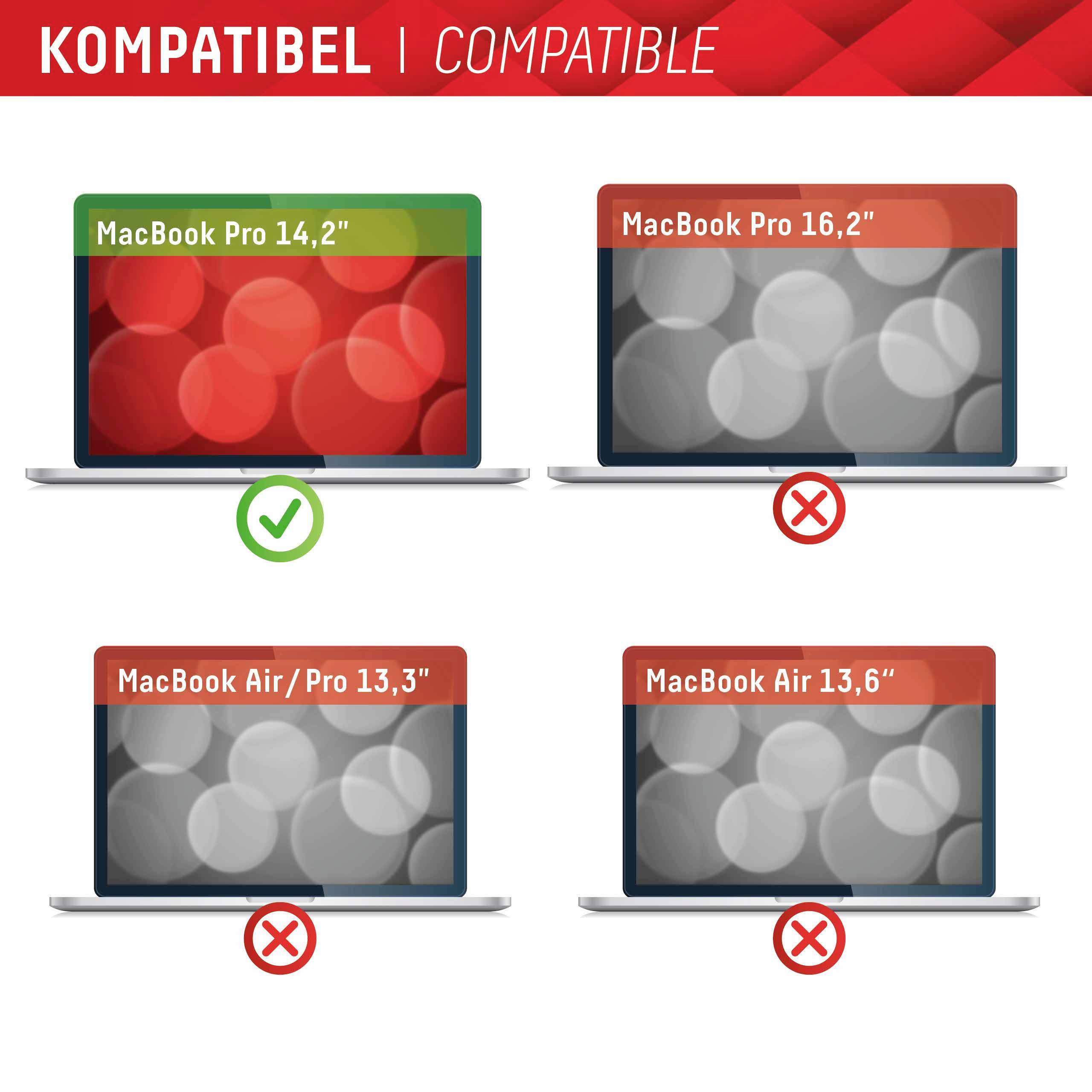 DISPLEX Privacy Safe Blickschutzfolie Notebook 36,1 cm (14,2") 01766