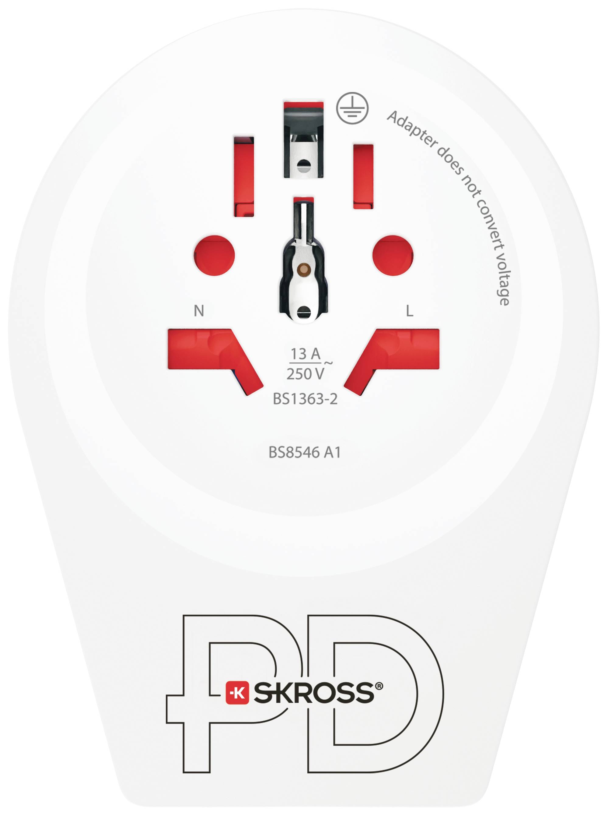 Skross 1.500291 Reiseadapter Country Adapter World to UK USB C20PD