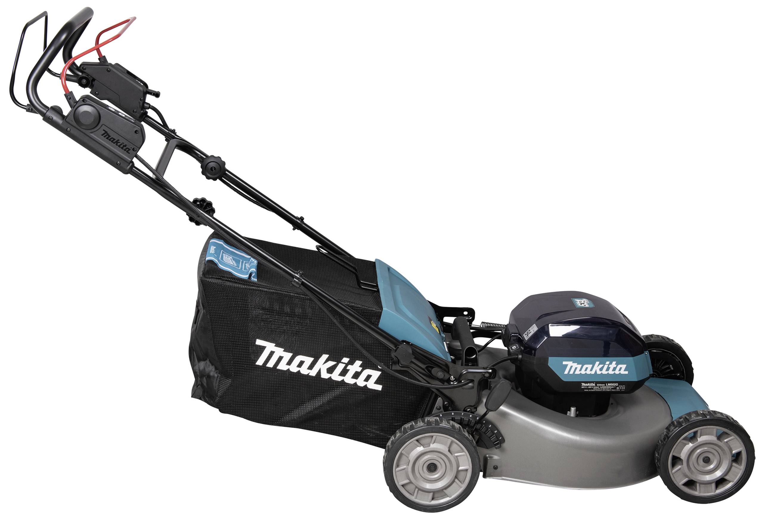 Makita Akku Akku-Rasenmäher inkl. 2. Akku, inkl. Ladegerät 1900W 40V Schnittbreite (max.) 53cm Geeignet für 2100 - 2600m²