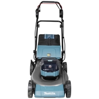 Makita Akku Akku-Rasenmäher inkl. 2. Akku, inkl. Ladegerät 1900W 40V Schnittbreite (max.) 53cm Geeignet für 2100 - 2600m² Makita Akku Akku-Rasenmäher inkl. 2. Akku, inkl. Ladegerät 1900W 40V Schnittbreite (max.) 53cm Geeignet für 2100 - 2600m²