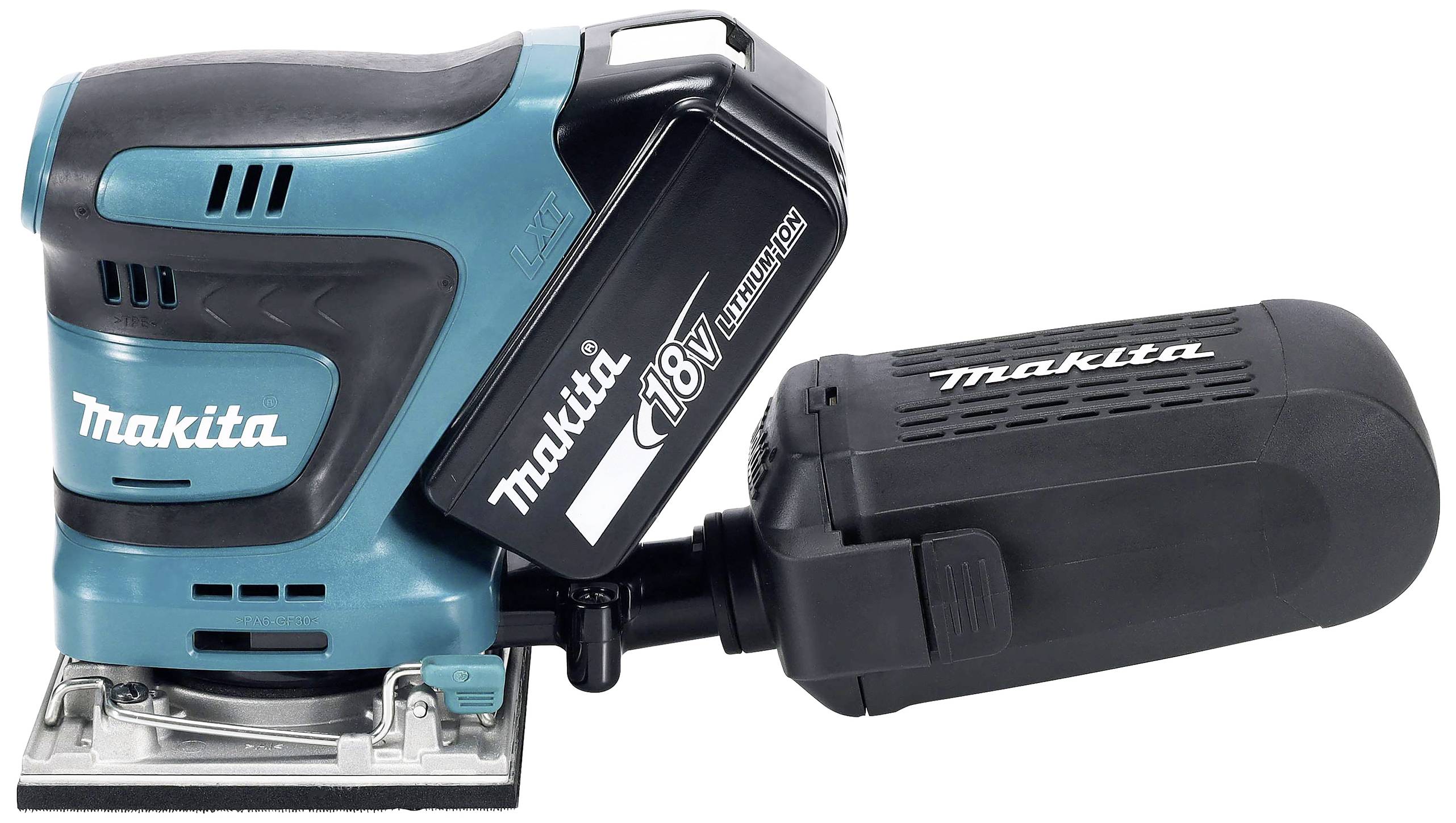 Makita DBO484Z Akku-Schwingschleifer ohne Akku 18V 102 x 112mm Anzahl mitgelieferte Akkus 0