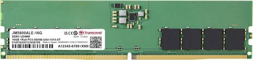 Transcend JM5600ALE-16G PC-Arbeitsspeicher Modul DDR5 16GB 1 x 16GB on-die ECC 5600MHz 288pin DIMM C