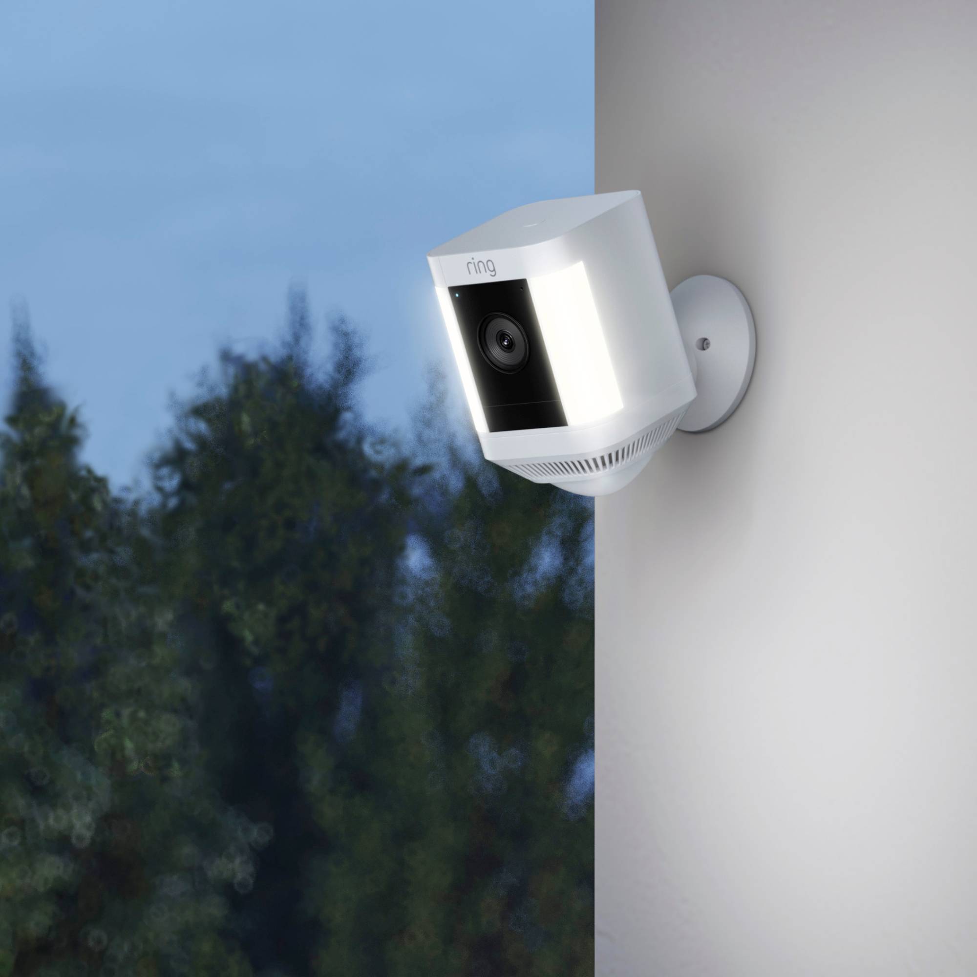 Ring Spotlight Cam Plus - Battery - White 8SB1S2-WEU0 WLAN IP Überwachungskamera 1920 x 1080 Pixel