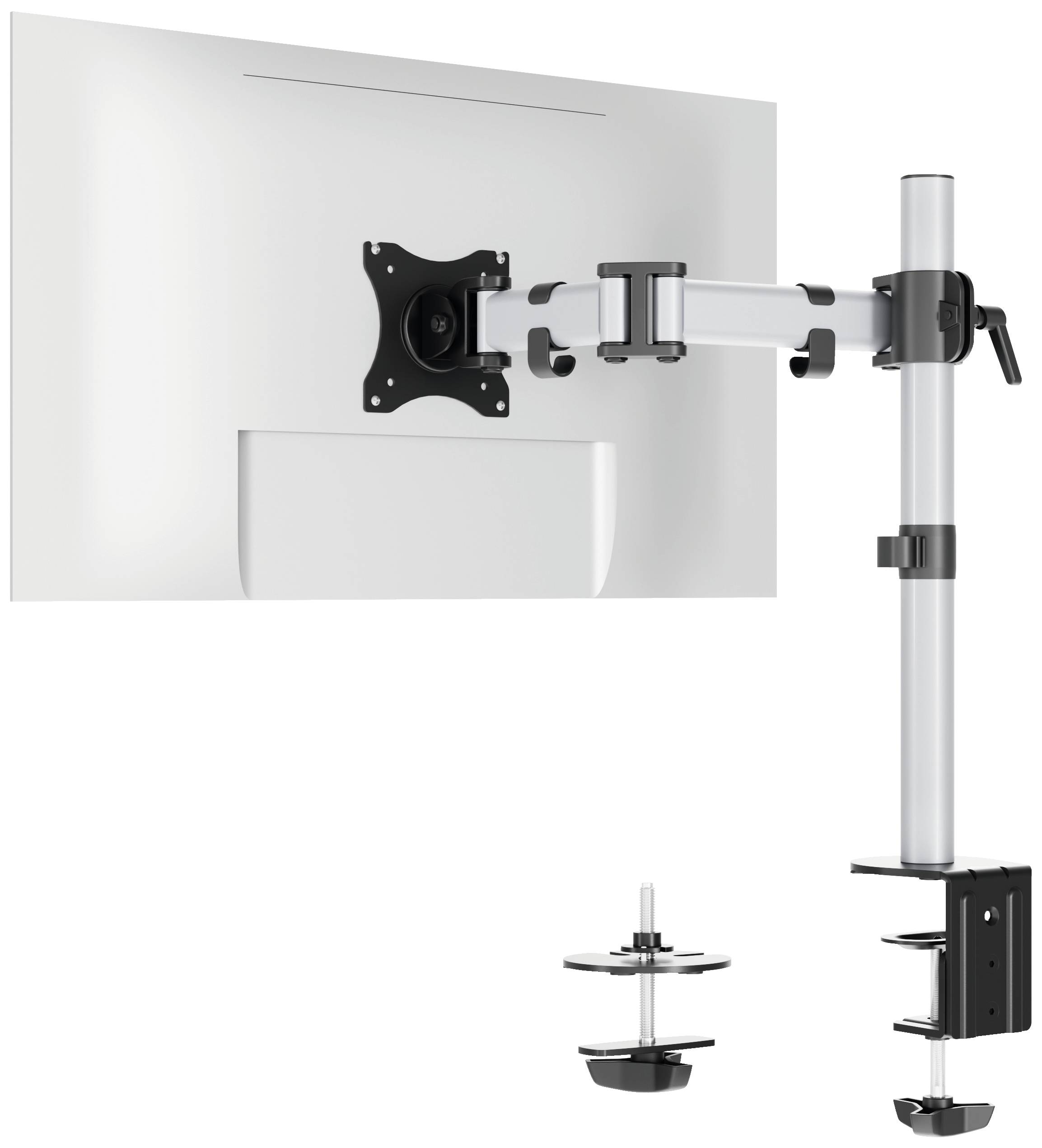 DURABLE SELECT - Befestigungskit (Gelenkarm, Klammer, Spalte, Schraubmontage) - für LCD-Display - Kunststoff, Aluminium,