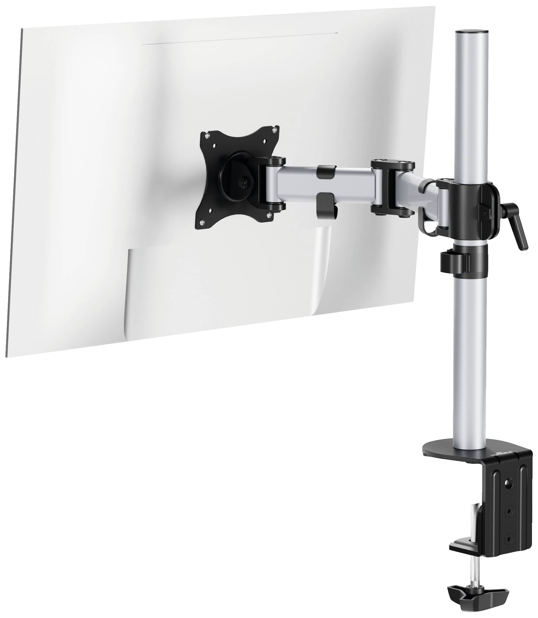 Durable SELECT 1fach Monitor-Tischhalterung 68,6 cm (27") Silber Drehbar, Höhenverstellbar, Neigbar, Schwenkbar