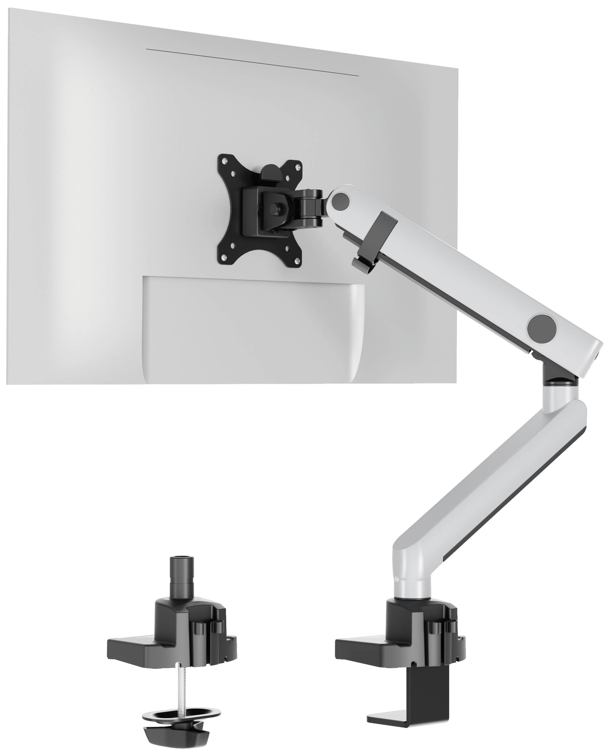 Durable SELECT PLUS 1fach Monitor-Tischhalterung 81,3 cm (32") Silber Drehbar, Höhenverstellbar, Neigbar, Schwenkbar