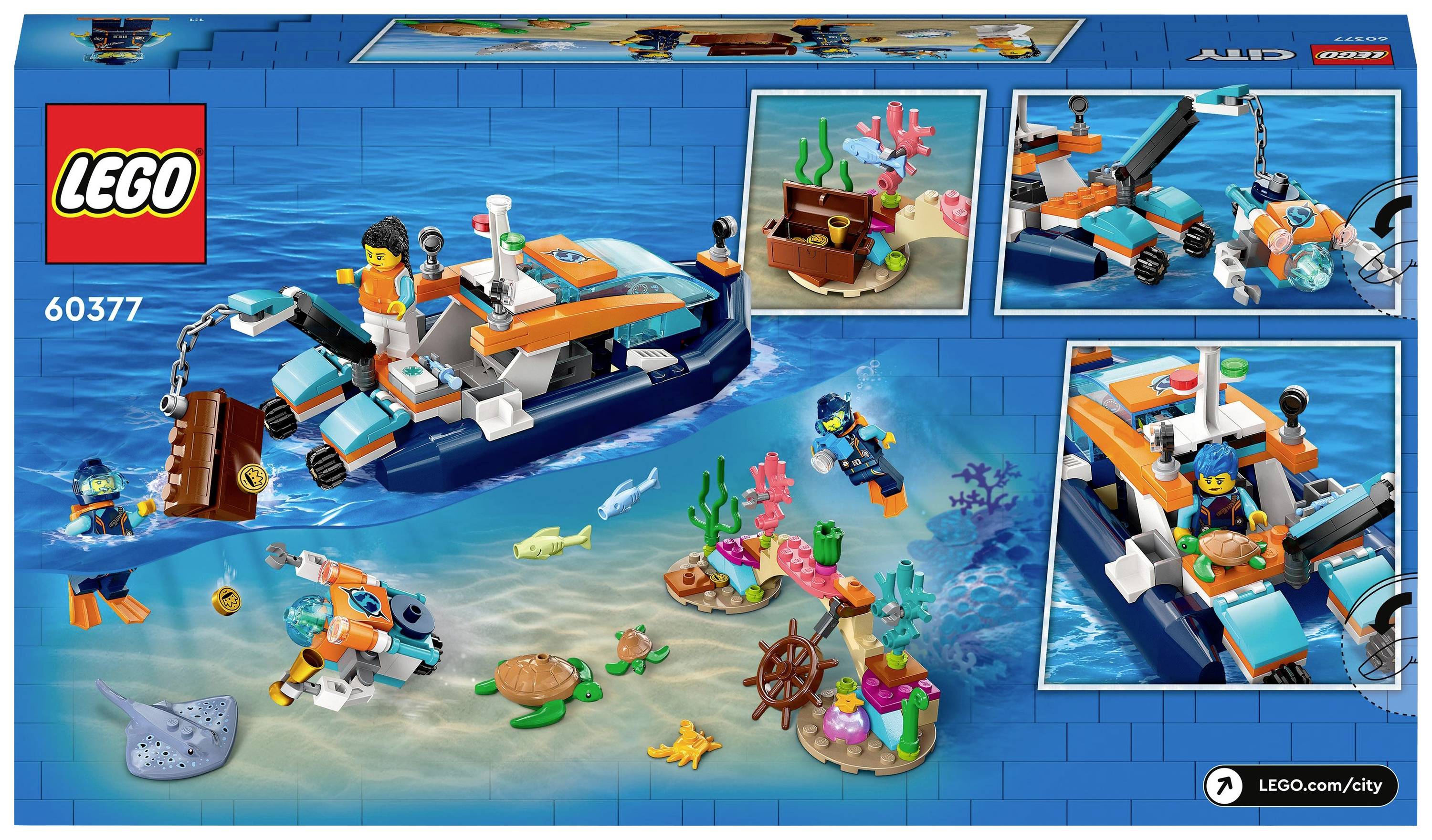 60377 LEGO® CITY Meeresforscher-Boot