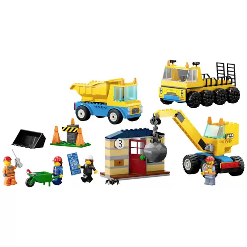 60391 LEGO® CITY Baufahrzeuge und Kran mit Abrissbirne 60391 LEGO® CITY Baufahrzeuge und Kran mit Abrissbirne