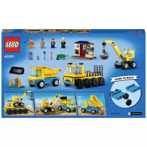 60391 LEGO® CITY Baufahrzeuge und Kran mit Abrissbirne 60391 LEGO® CITY Baufahrzeuge und Kran mit Abrissbirne