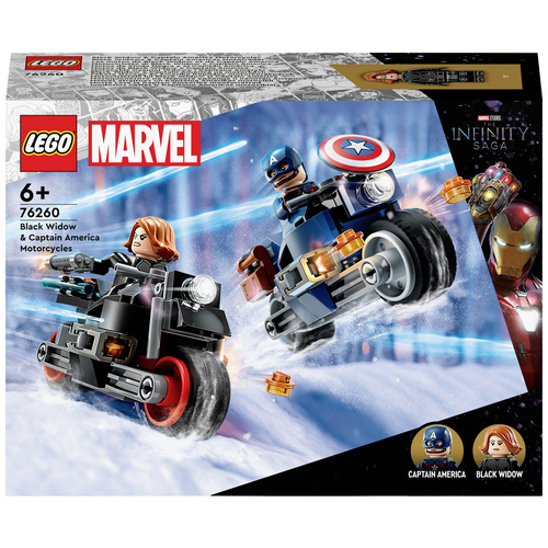 76260 LEGO® MARVEL SUPER HEROES Black Widows & Captain Americas Motorräder