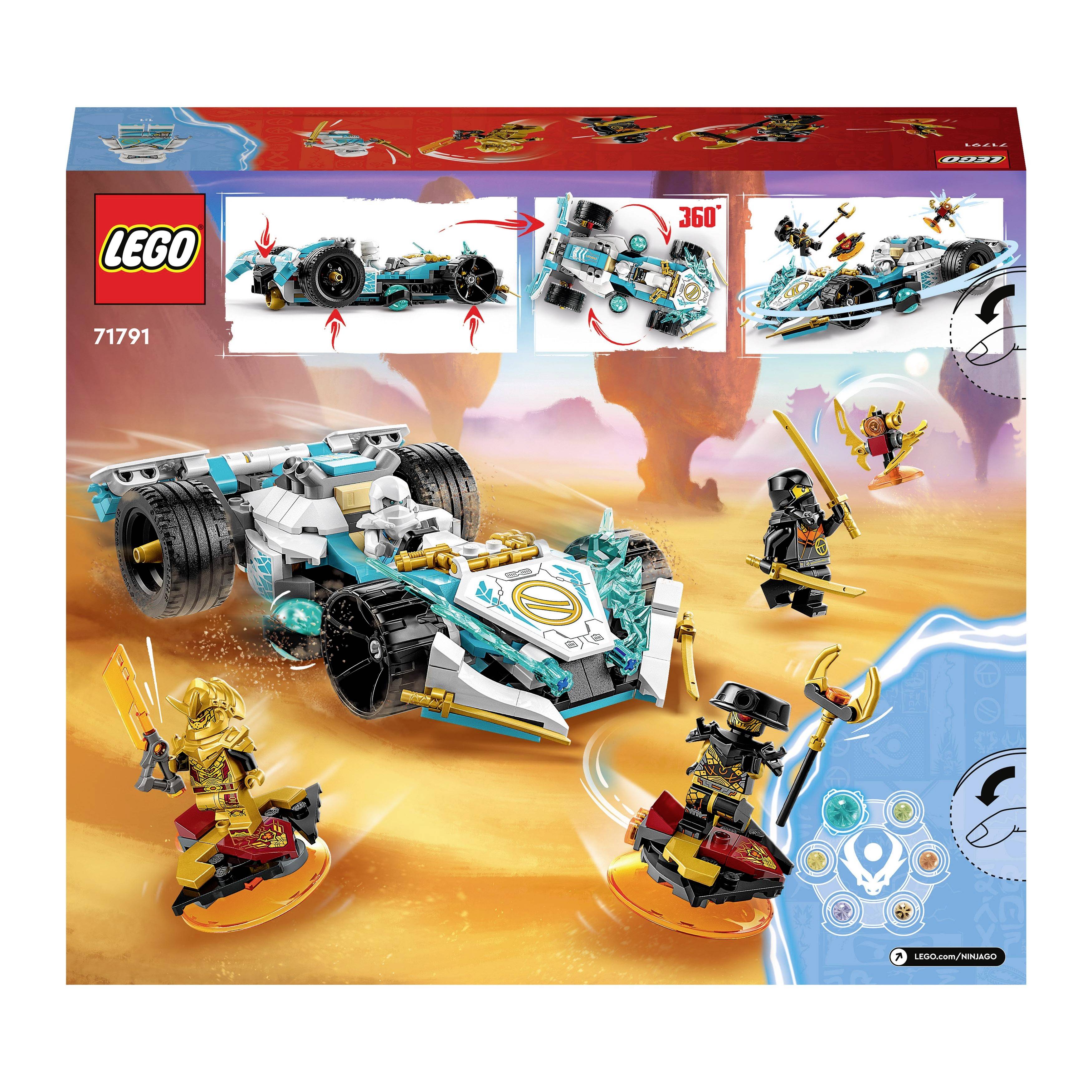 71791 LEGO® NINJAGO Zanes Drachenpower-Spinjitzu-Rennwagen