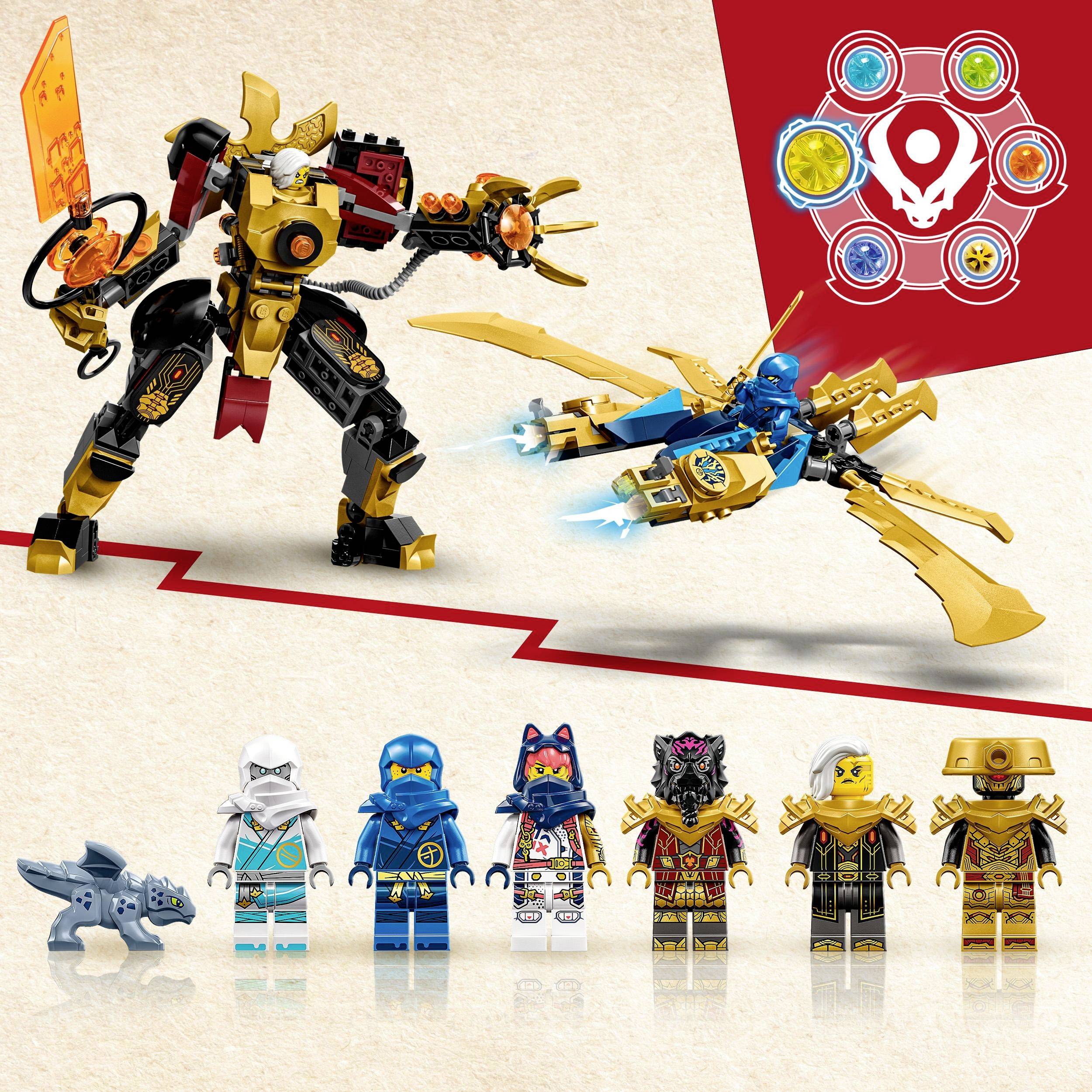 71796 LEGO® NINJAGO Kaiserliches Mech-Duell gegen den Elementardrachen
