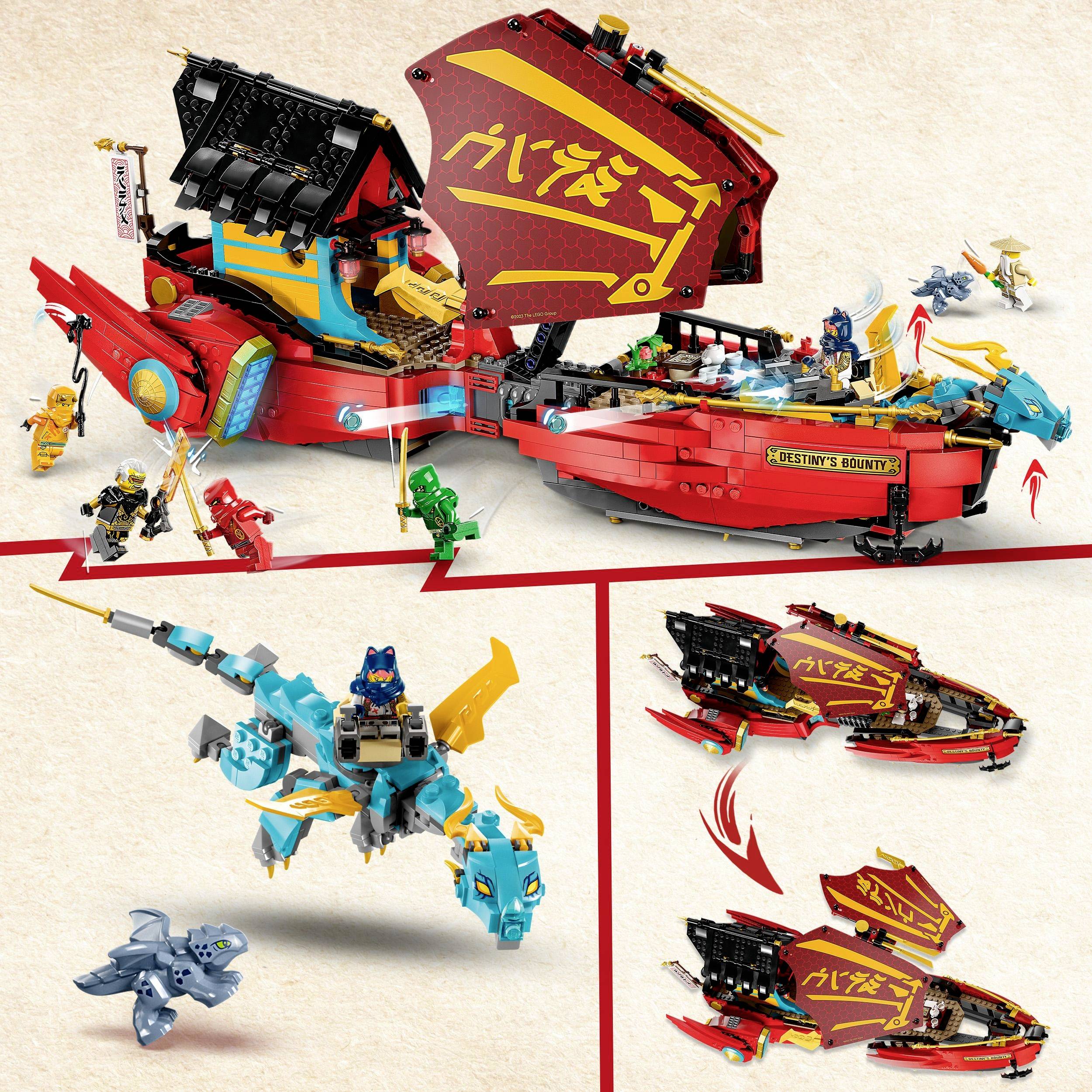 71797 LEGO® NINJAGO Ninja-Flugsegler im Wettlauf mit der Zeit