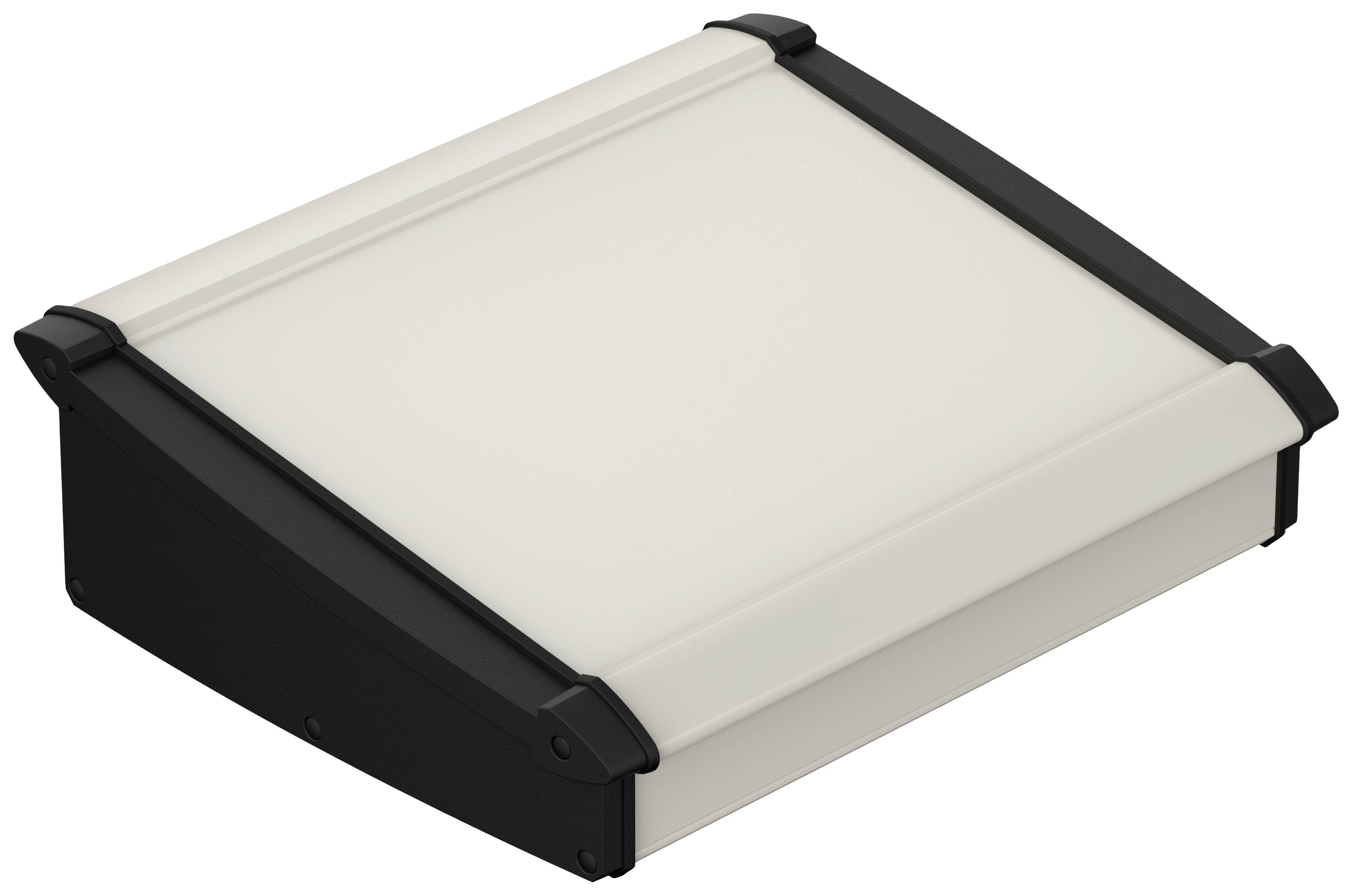 Bopla ALU-Topline ATPH-IP 2385-0250 SET Pult-Gehäuse (L x B x H) 232.60 x 250 x 86.20mm Aluminium, ABS Natur, Schwarz (RAL 9005)