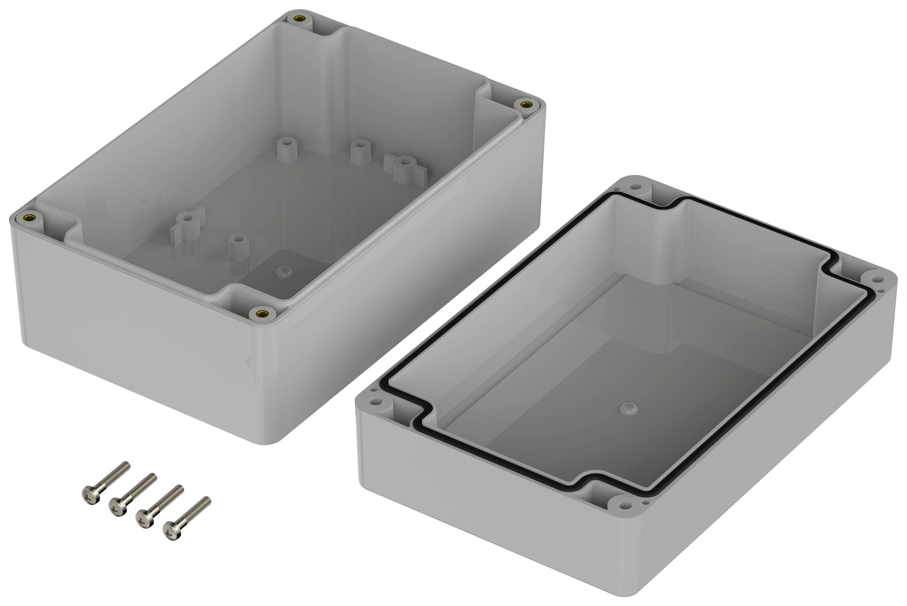Bopla Euromas X, XT 151008 7035 07515108 Elektronikgehäuse 150 x 100 x 75 ABS Lichtgrau (RAL 7035) 1St.