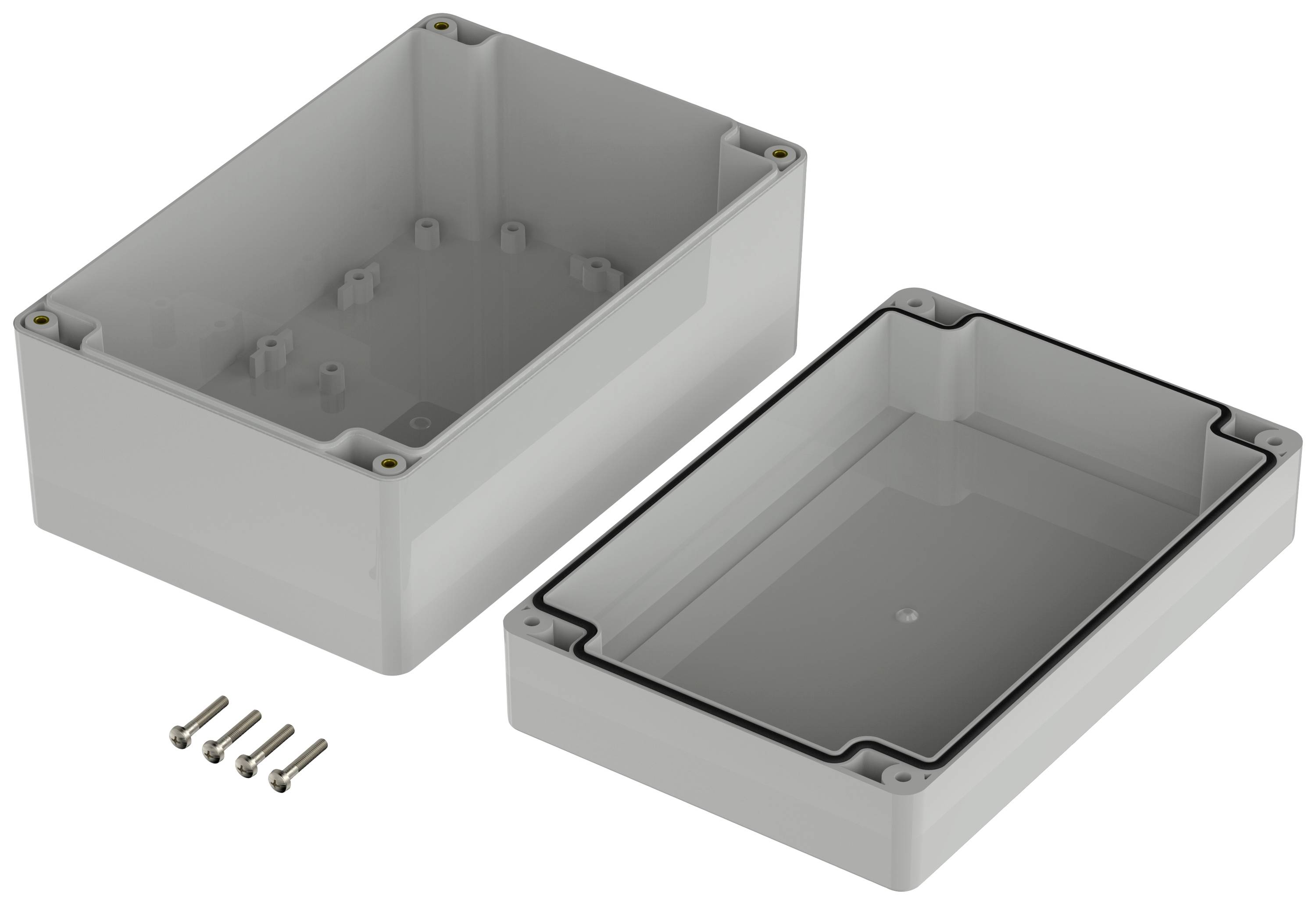 Bopla Euromas X, XT 181209 7035 07518129 Elektronikgehäuse 180 x 120 x 90.30 ABS Lichtgrau (RAL 7035) 1St.