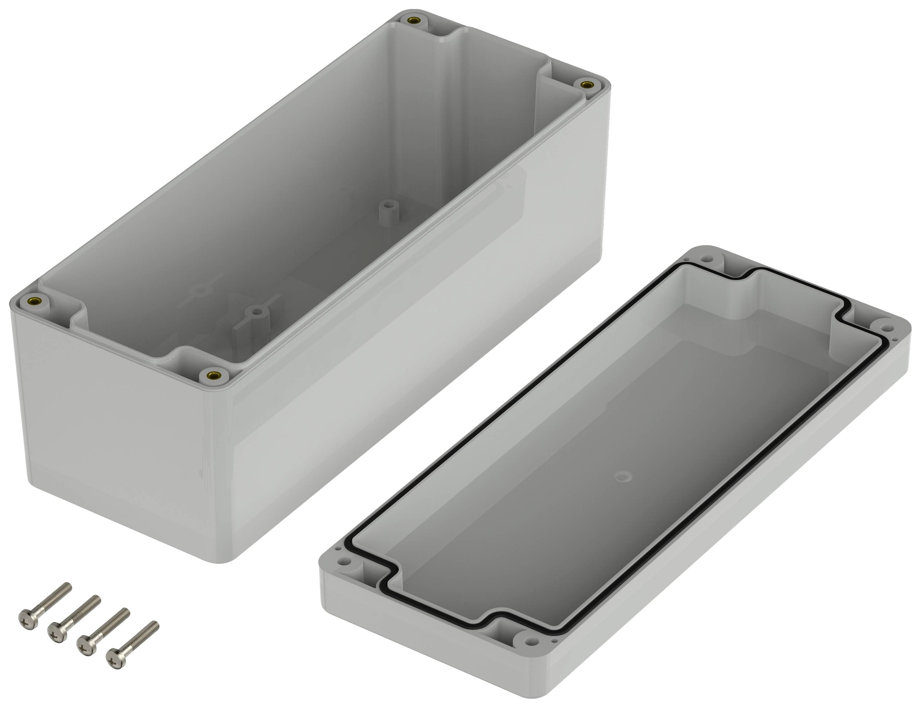 Bopla Euromas X, XT 190808 7035 07519088 Elektronikgehäuse 191.80 x 75.10 x 75.30 ABS Lichtgrau (RAL 7035) 1St.