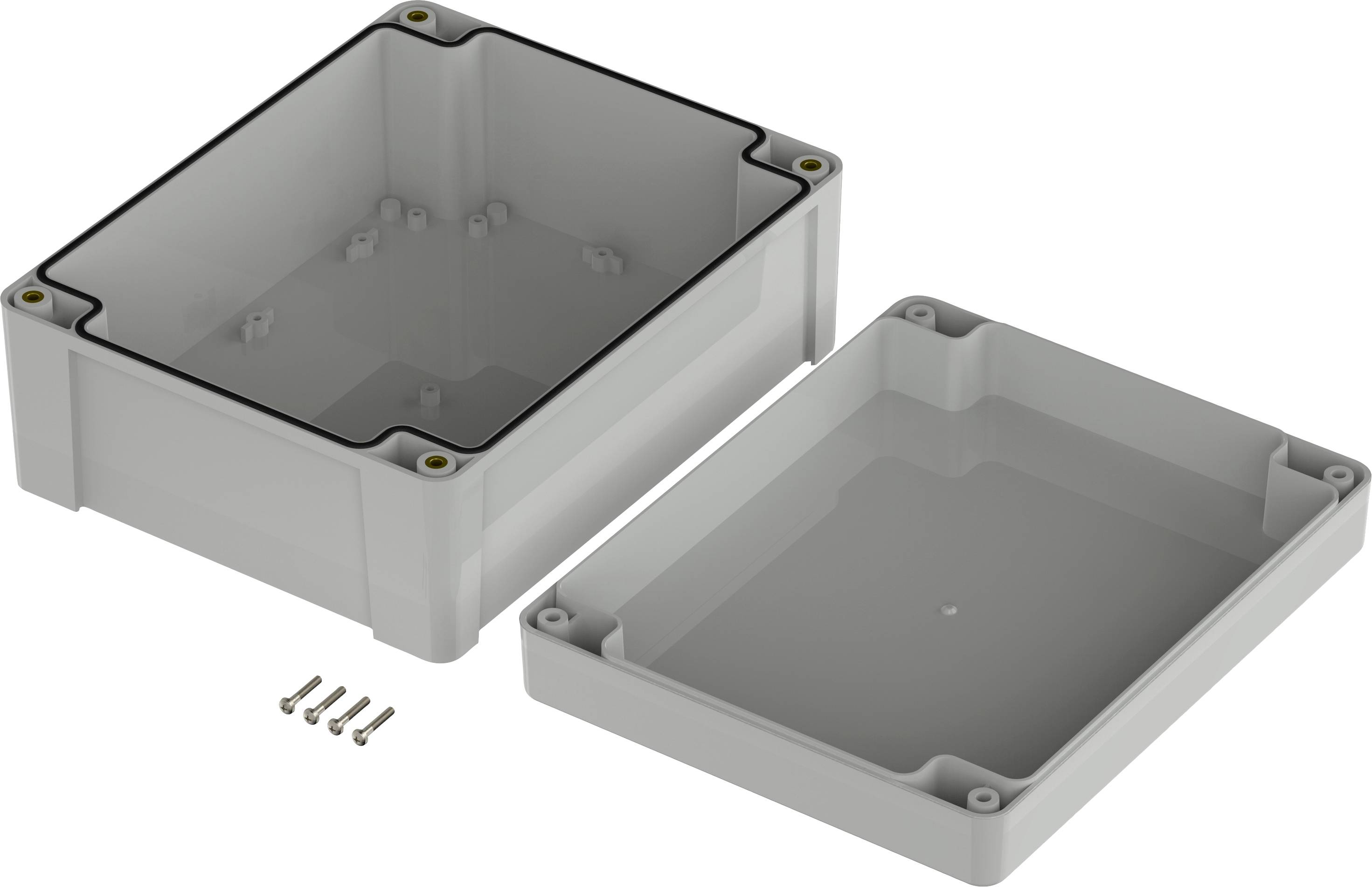 Bopla Euromas X, XT 241911 7035 07524191 Elektronikgehäuse 240 x 193.30 x 105.60 ABS Lichtgrau (RAL 7035) 1St.