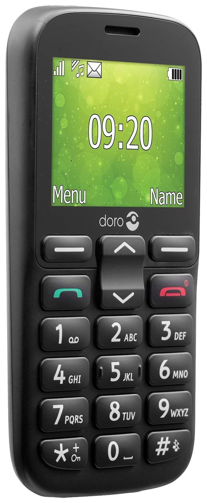 doro 1380 Dual-SIM-Handy Schwarz