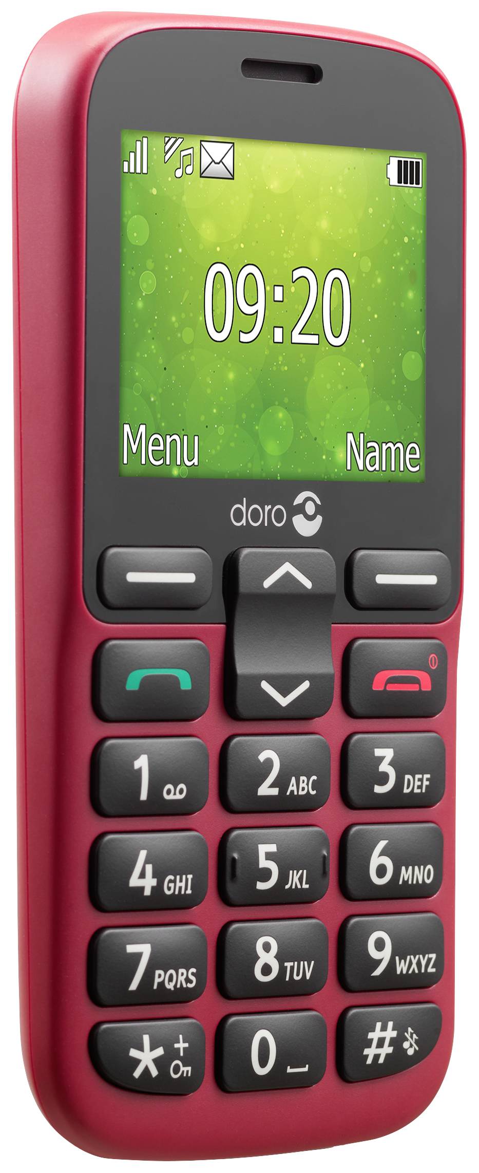 doro 1380 Dual-SIM-Handy Rot
