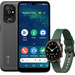 Doro 8100 + Watch Senioren-Smartphone 32 GB 15.5 cm (6.1 Zoll) Grün Android™ 11