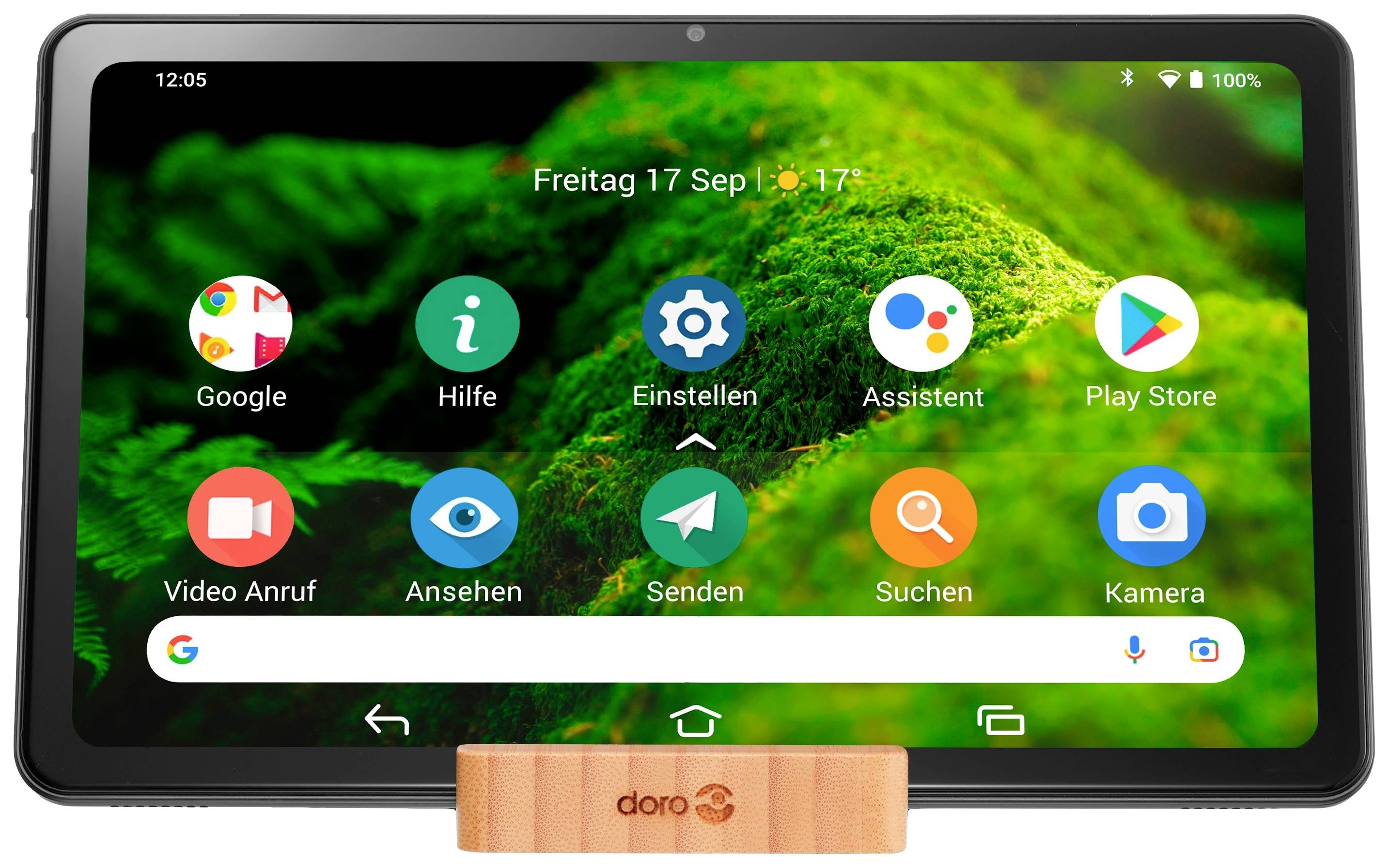 Doro 32GB Anthrazit Android-Tablet 26.4cm (10.4 Zoll) Android™ 12 2000 x 1200 Pixel