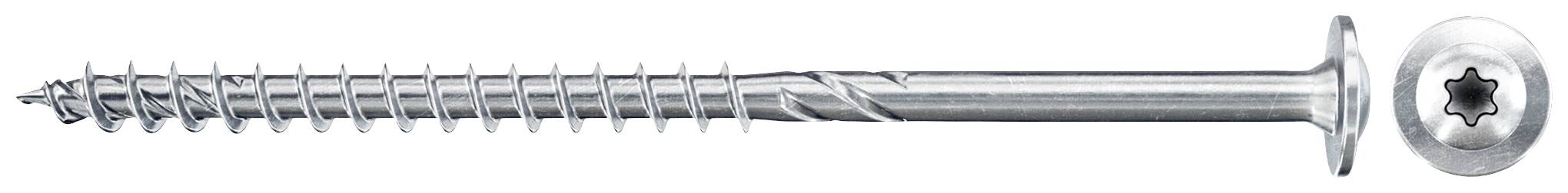 Fischer 561806 PowerFast II Tellerschrauben 6mm 300mm Innenvielzahn Stahl galvanisch verzinkt 100St.