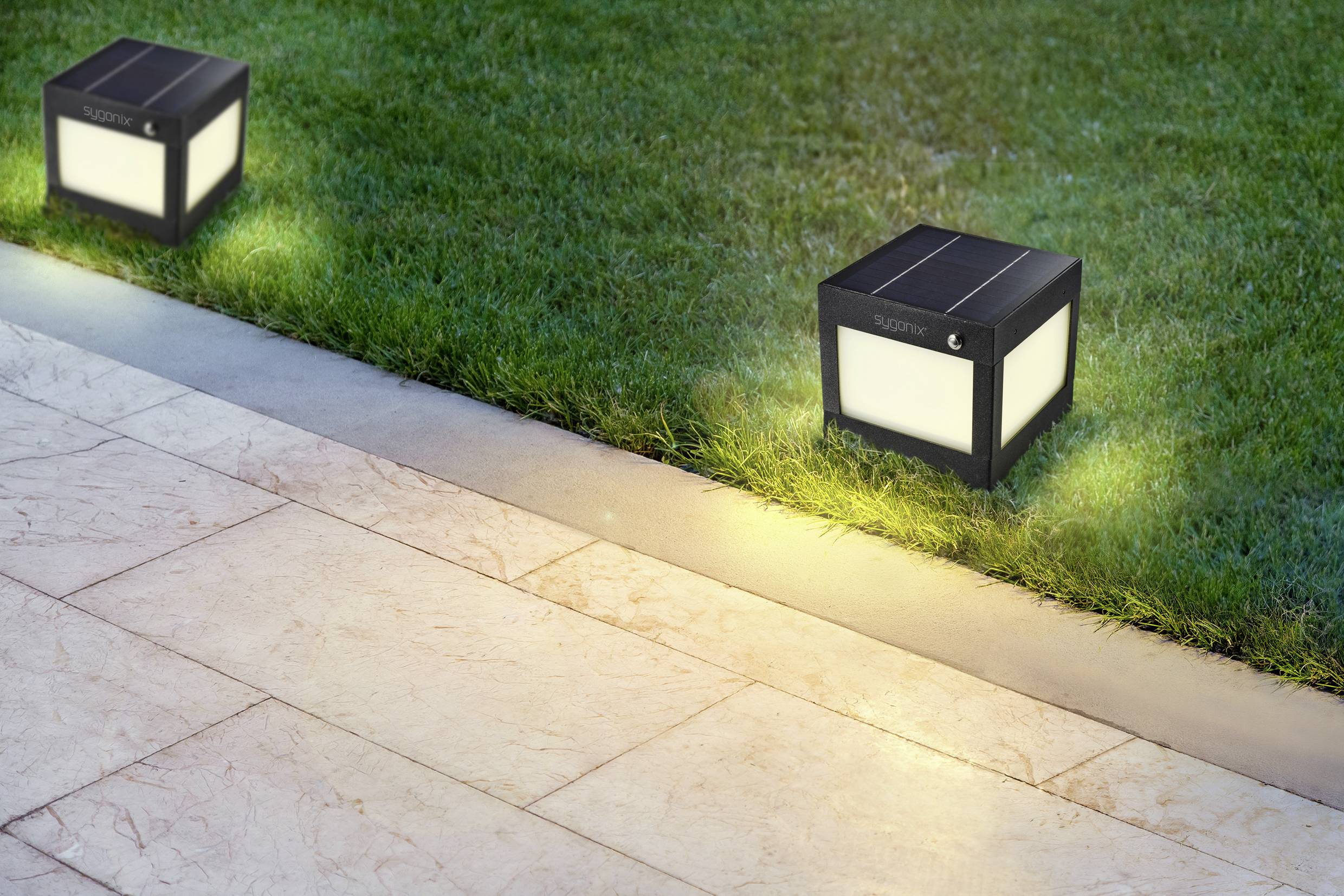 Sygonix SY-5593808 Solar-Außenwandleuchte SMD LED LED fest eingebaut 3W Schwarz