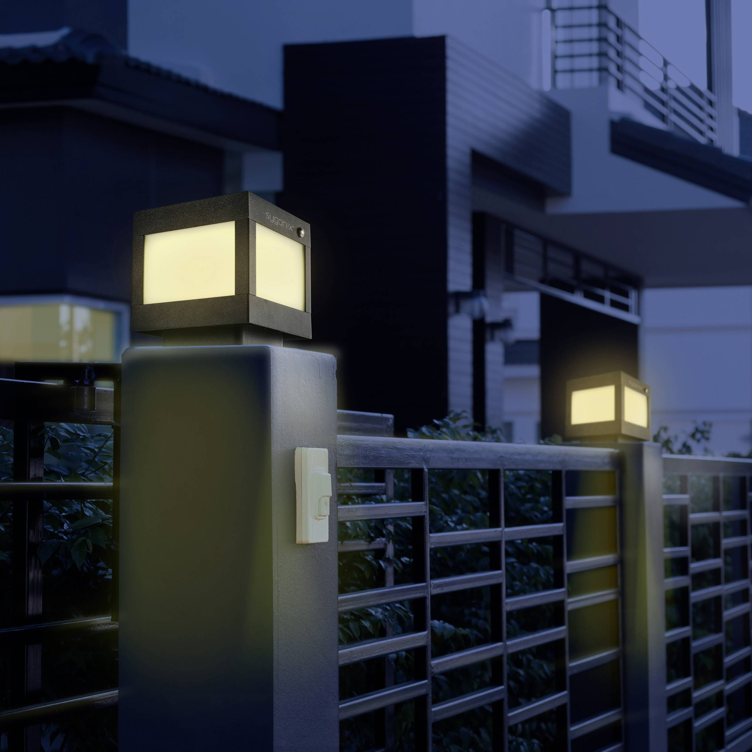 Sygonix SY-5593808 Solar-Außenwandleuchte SMD LED LED fest eingebaut 3W Schwarz