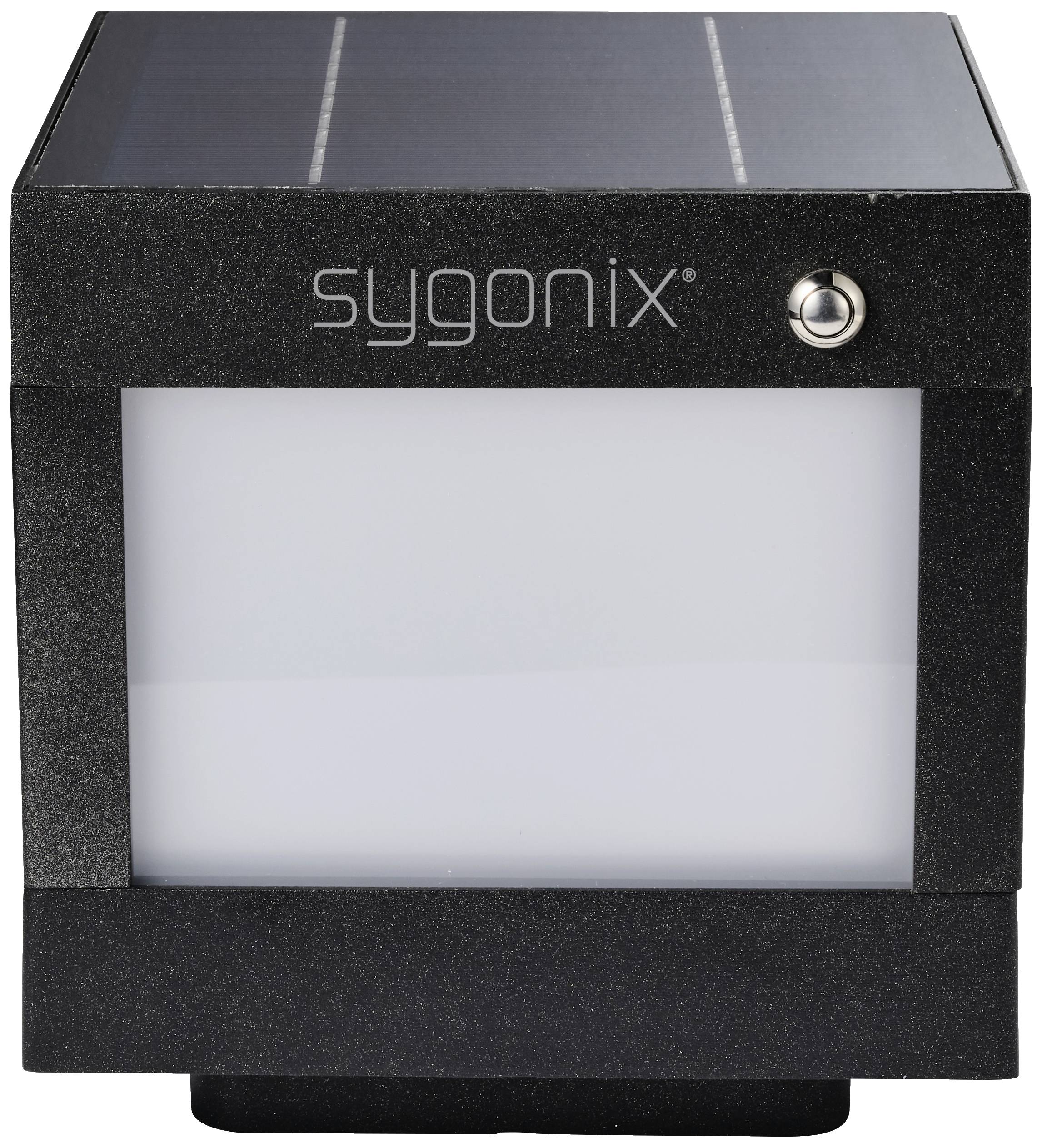 Sygonix SY-5593808 Solar-Außenwandleuchte SMD LED LED fest eingebaut 3W Schwarz