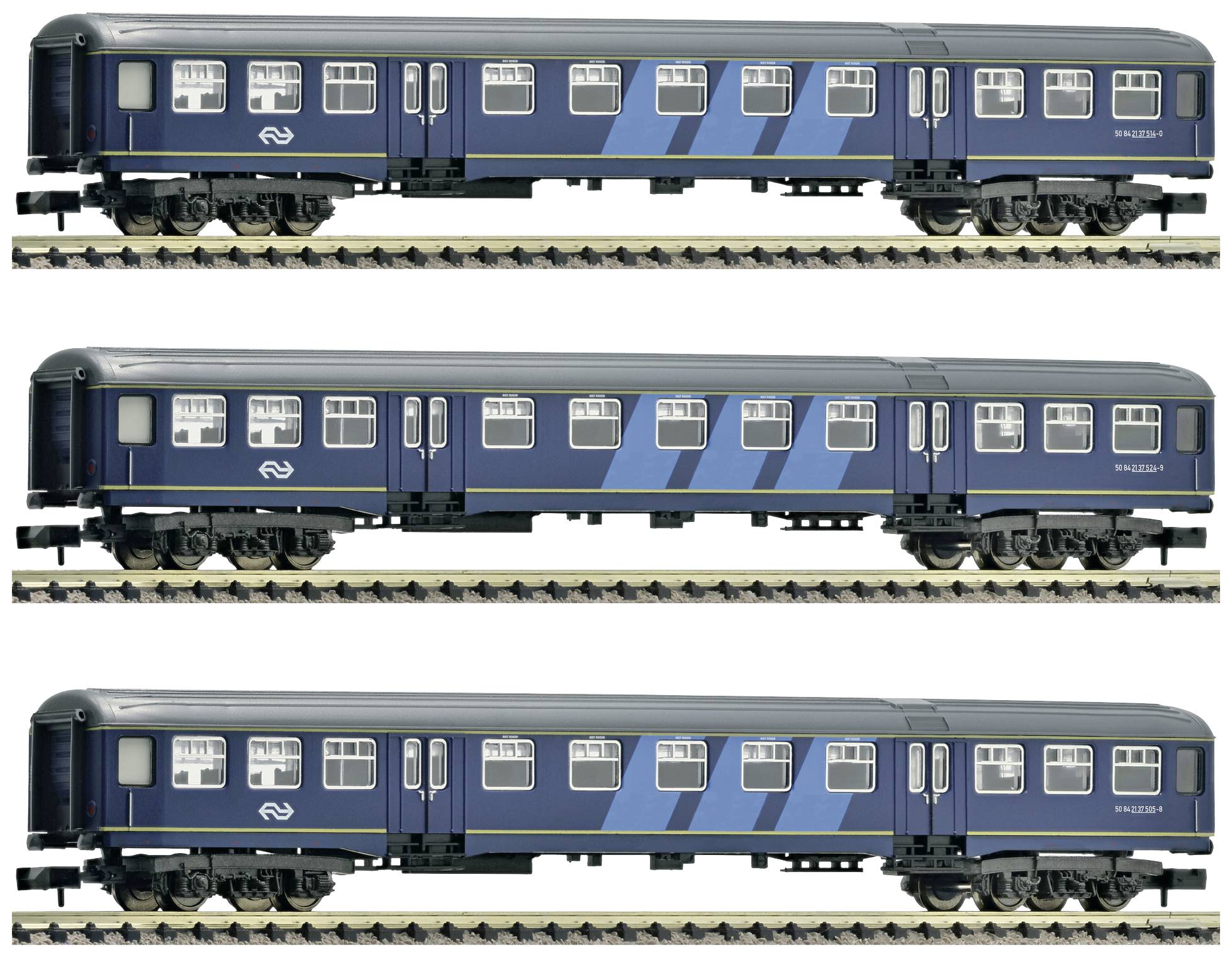 Fleischmann 814713 N 3er Set Personenwagen der NS