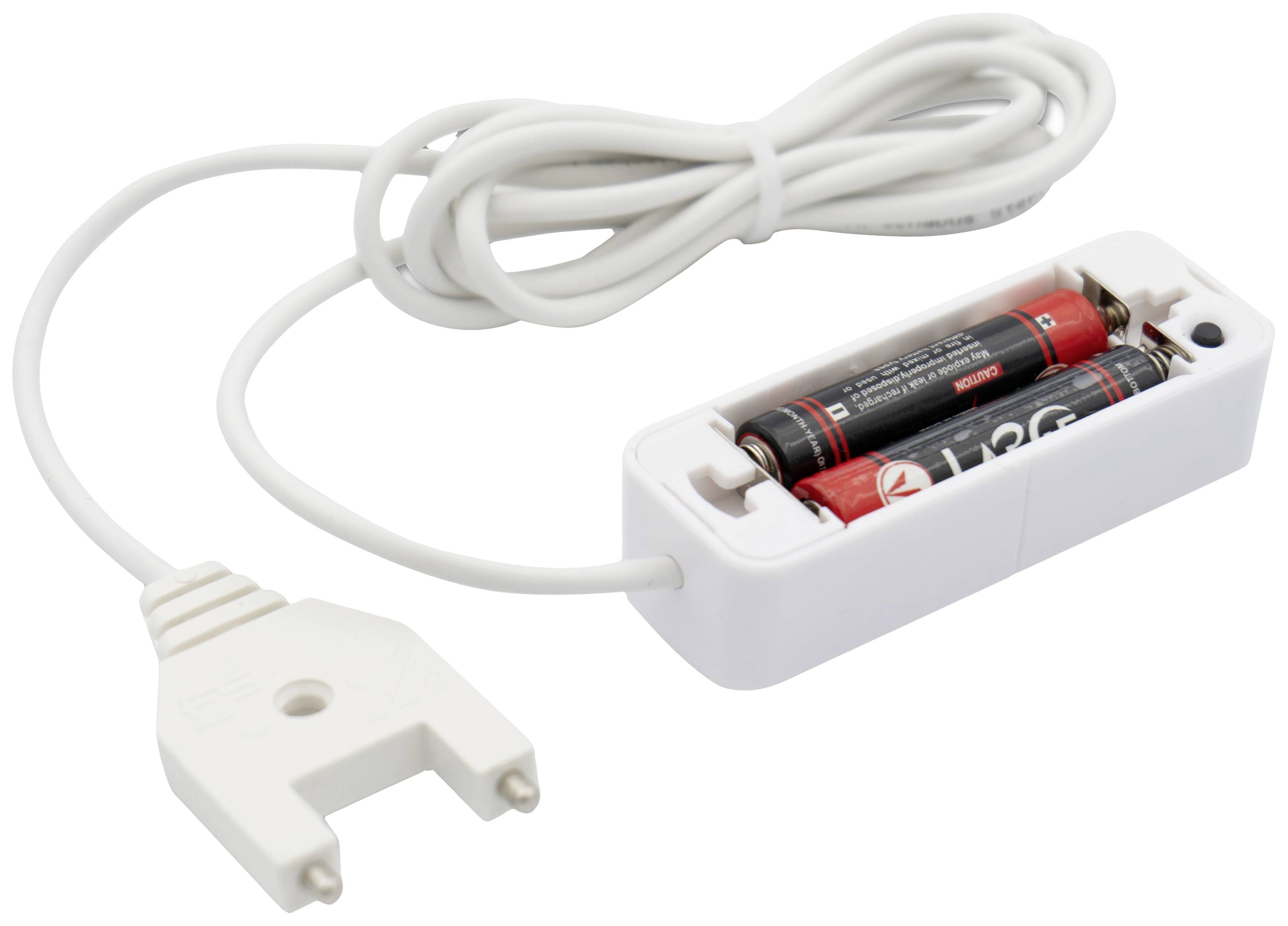 Schabus 200100 WWD 100 Wireless Water Detector Wassermelder mit App-Steuerung, mit externem Sensor batteriebetrieben