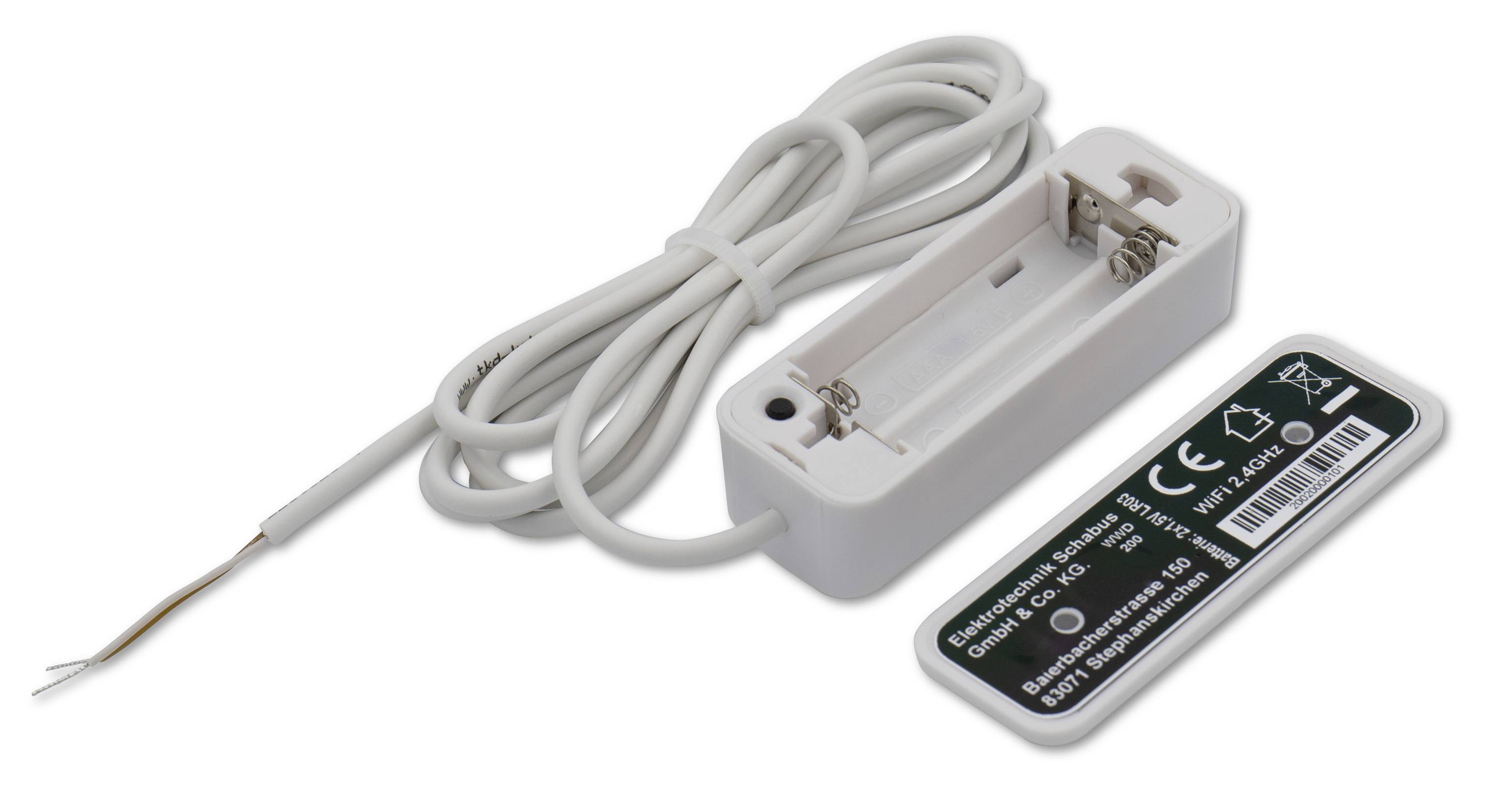 Schabus 200200 WWD 200 Smart-Home Adapter Adapter mit App-Steuerung batteriebetrieben, netzbetrieben