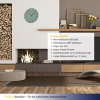 TFA Dostmann 60.3054.04 Quarz Wanduhr 297mm x 45mm Jade, Grün TFA Dostmann 60.3054.04 Quarz Wanduhr 297mm x 45mm Jade, Grün