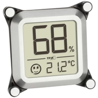 TFA Dostmann Humidore Thermo-/Hygrometer Silber 30.5056.54 TFA Dostmann Humidore Thermo-/Hygrometer Silber 30.5056.54