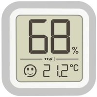 TFA Dostmann Humidore Thermo-/Hygrometer Silber 30.5056.54 TFA Dostmann Humidore Thermo-/Hygrometer Silber 30.5056.54