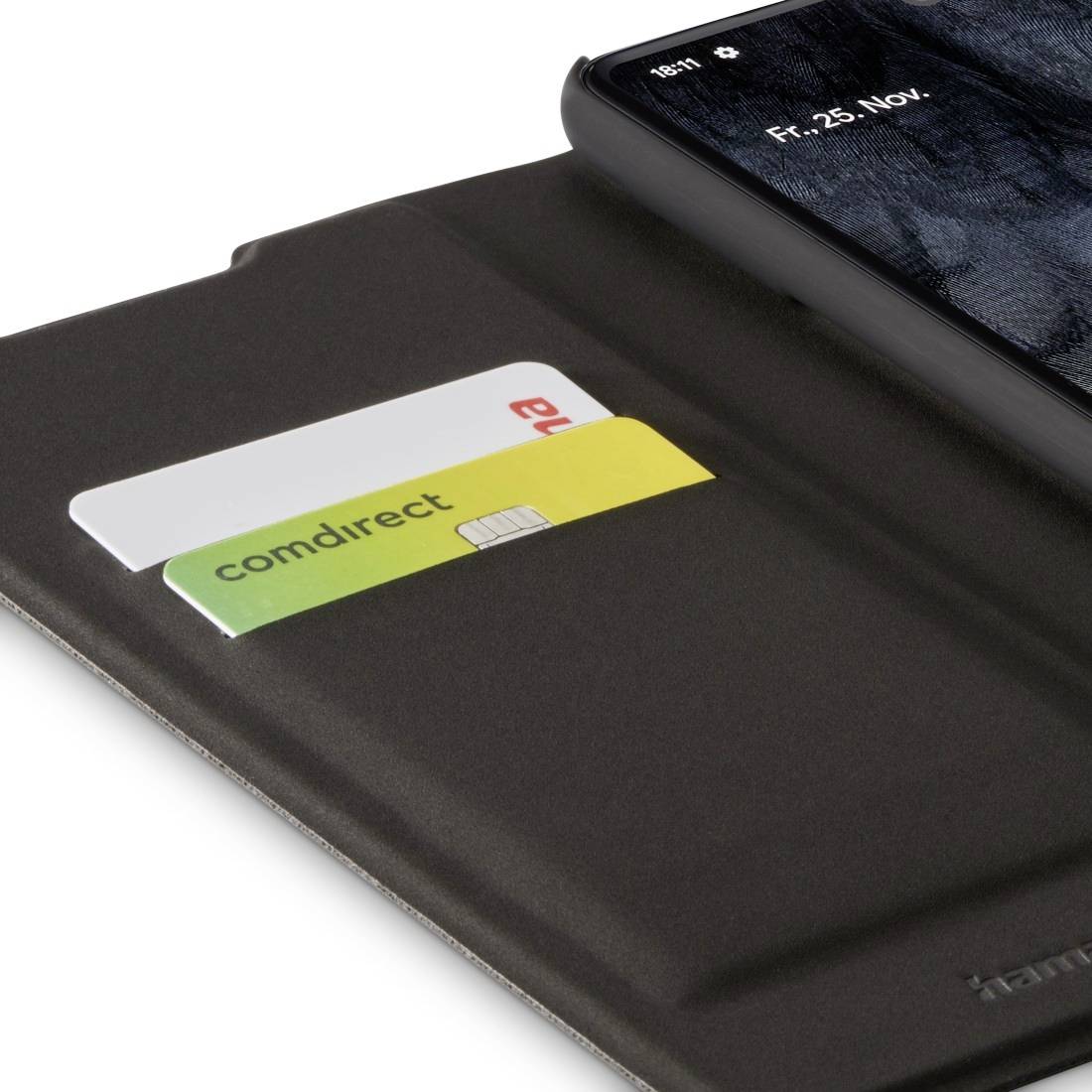 hama 00172413 Booklet "Slim Pro" für Google Pixel 7 Pro, Schwarz