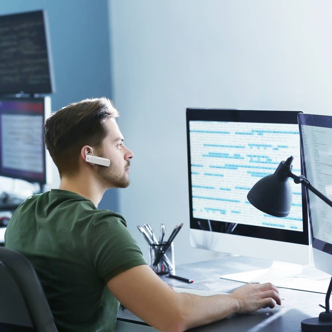 Hama MyVoice1500 On Ear Headset Bluetooth® Mono Weiß Headset, Ohrbügel, Lautstärkeregelung Telefon